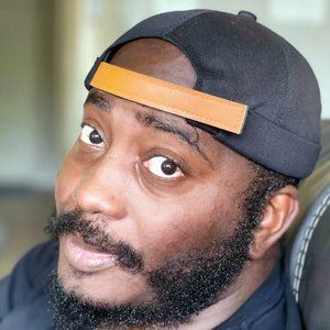 Hebrew Israelite HOJC Black Docker Cap/Hat w/Leather Adjustable Strap